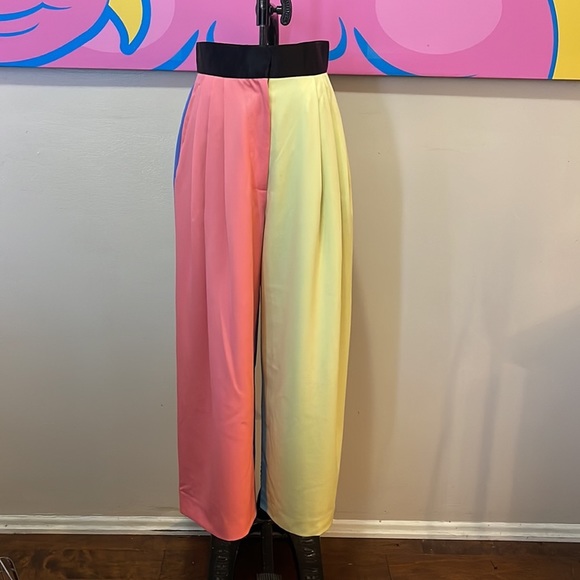 Marc Jacobs 9.12.2018 Runway Color Block Wide Leg Pants NWT - Picture 2 of 12